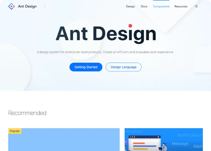 Ant Design — Ant Financial