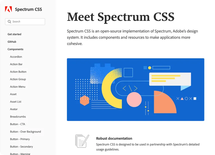 Spectrum CSS — Adobe